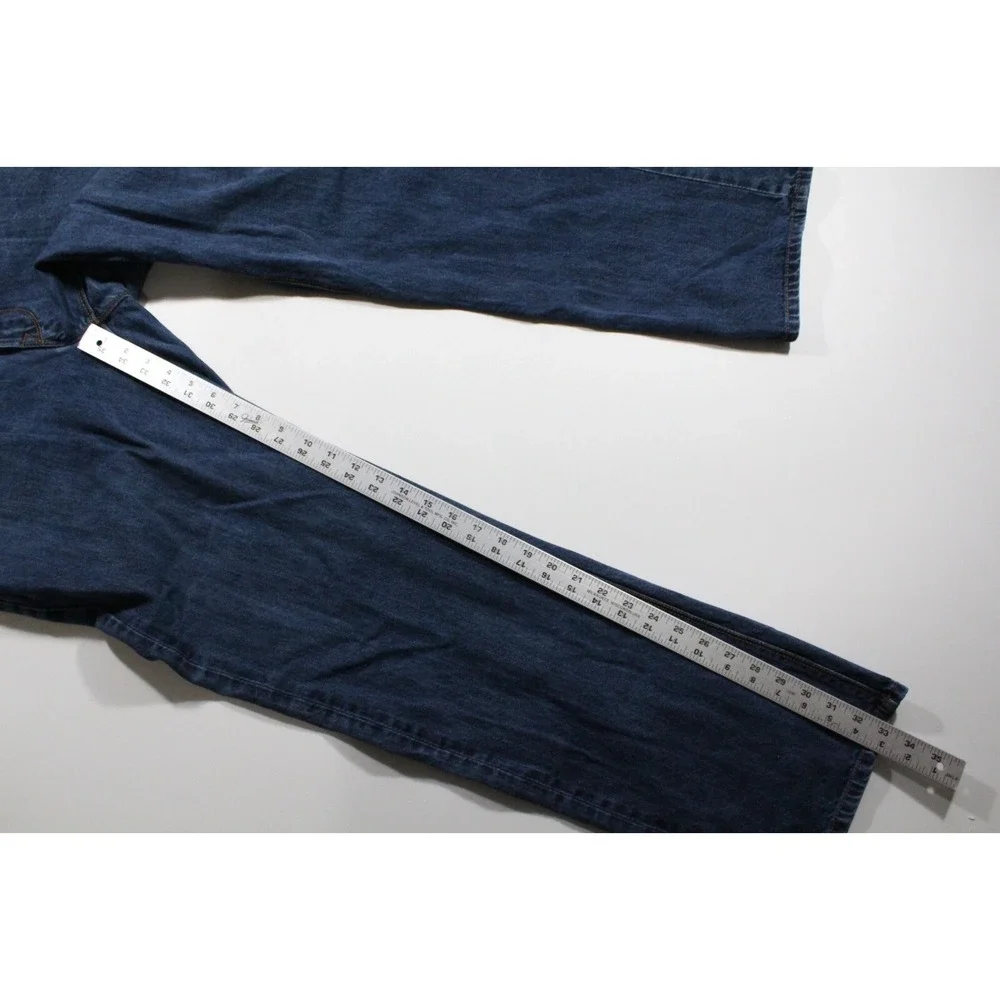 KVL Original Denim Men's Blue‎ Jeans 36x33 (Tag 36x34) Dark Wash